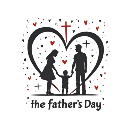 fathersday family love SVG PNG design with hand-drawn style