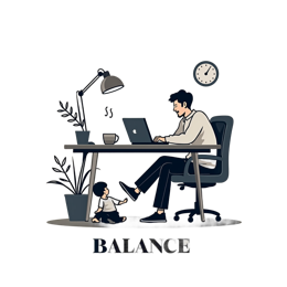 lifestyle balance SVG PNG design