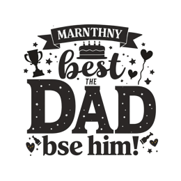 day best dad quote SVG PNG design with bold lettering