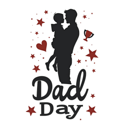 dad day celebration SVG PNG design with bold lettering