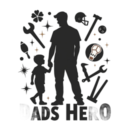 father child hero shirt SVG PNG design