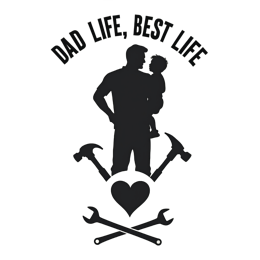dad life best shirt SVG PNG design with bold lettering