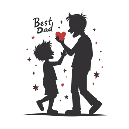 best dad love SVG PNG design