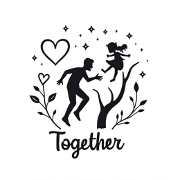 together SVG PNG design with bold lettering