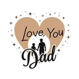 day love silhouette SVG PNG design with bold lettering