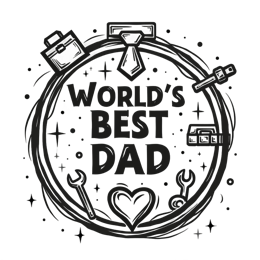 day dads awards SVG PNG design with hand-drawn style, bold lettering