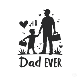 dad son interaction shirt SVG PNG design with bold lettering