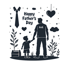 fathersday dadheart shirt SVG PNG design with bold lettering