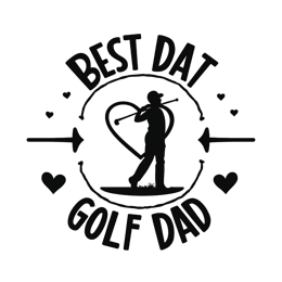 golf dad shirt SVG PNG design with bold lettering