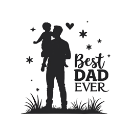 father's day best dad love SVG PNG design with bold lettering