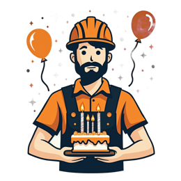 birthday worker balloon shirt SVG PNG design