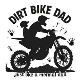 dirt bike family shirt SVG PNG design with bold lettering