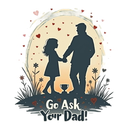father daughter love shirt SVG PNG design with bold lettering, floral elements