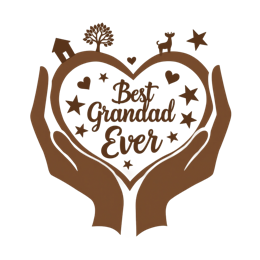 best grandad ever SVG PNG design with hand-drawn style