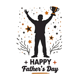 victory celebration SVG PNG design with bold lettering