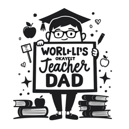 teacher dad SVG PNG design