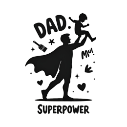 dad superpower SVG PNG design
