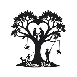 fishing family tree SVG PNG design