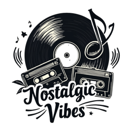 nostalgic vibes music SVG PNG design with bold lettering