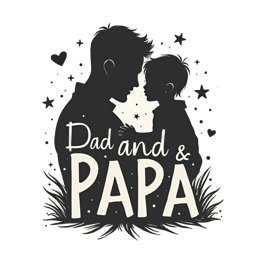 fathers day family love SVG PNG design with clean design elements