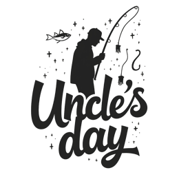 fishing uncle's day SVG PNG design with bold lettering