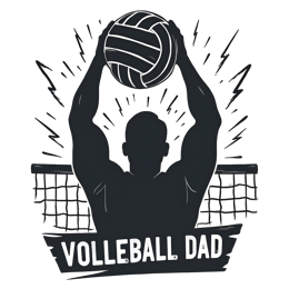 volleyball dad shirt SVG PNG design with bold lettering