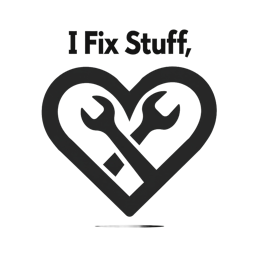 fix stuff love SVG PNG design with bold lettering, an uplifting message