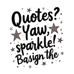 sparkle stars SVG PNG design with bold lettering