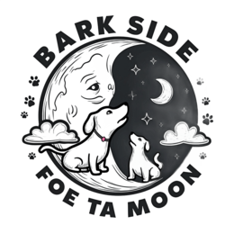quotes dogs moon SVG PNG design with bold lettering