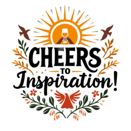 inspiration celebration SVG PNG design with bold lettering, green floral elements, an uplifting message