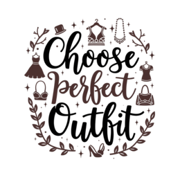 outfit SVG PNG design with bold lettering
