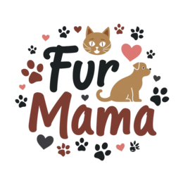 fur mama SVG PNG design with bold lettering
