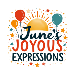june balloon sunrise SVG PNG design with bold lettering
