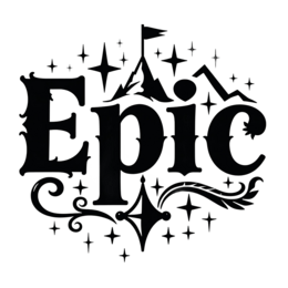 epic decoration SVG PNG design with bold lettering