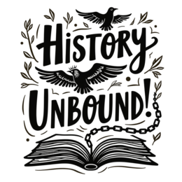 history book SVG PNG design with hand-drawn style, bold lettering, black and white floral elements