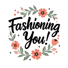 fashioning you floral SVG PNG design with hand-drawn style, bold lettering, pink and green floral elements