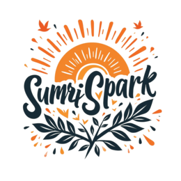 sunrise SVG PNG design with bold lettering, orange and green floral elements, an uplifting message