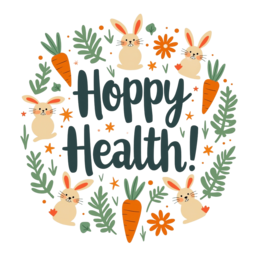 easter bunnies carrots SVG PNG design with bold lettering, orange and green floral elements