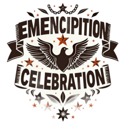emancipation celebration SVG PNG design with bold lettering