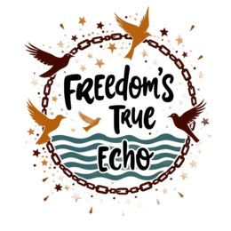 freedom birds echo shirt SVG PNG design with bold lettering, an uplifting message