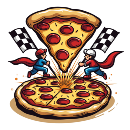 pizza race shirt SVG PNG design