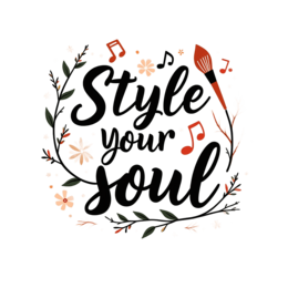 your soul SVG PNG design with hand-drawn style, black and orange floral elements