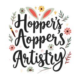 artistry flowers SVG PNG design with hand-drawn style, bold lettering, black and pink floral elements