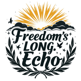 freedom sunrise wreath SVG PNG design with bold lettering, black and yellow floral elements, an uplifting message