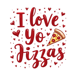 pizza love shirt SVG PNG design with bold lettering