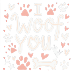 quotes woofyou SVG PNG design with bold lettering