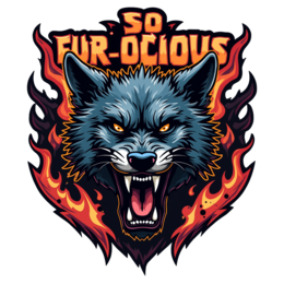 wolf SVG PNG design with bold lettering
