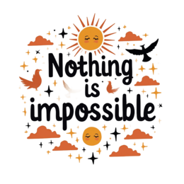 quotes sunbirds SVG PNG design with bold lettering, an uplifting message