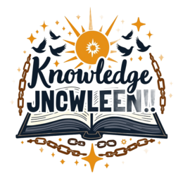 knowledge SVG PNG design with bold lettering