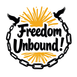 freedom chain shirt SVG PNG design with bold lettering
